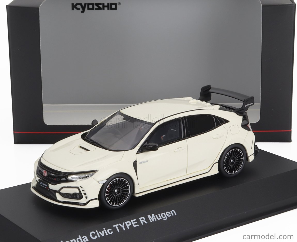 KYOSHO KSR43123W Scale 1/43 | HONDA CIVIC TYPE-R (FK8) 2017 WHITE