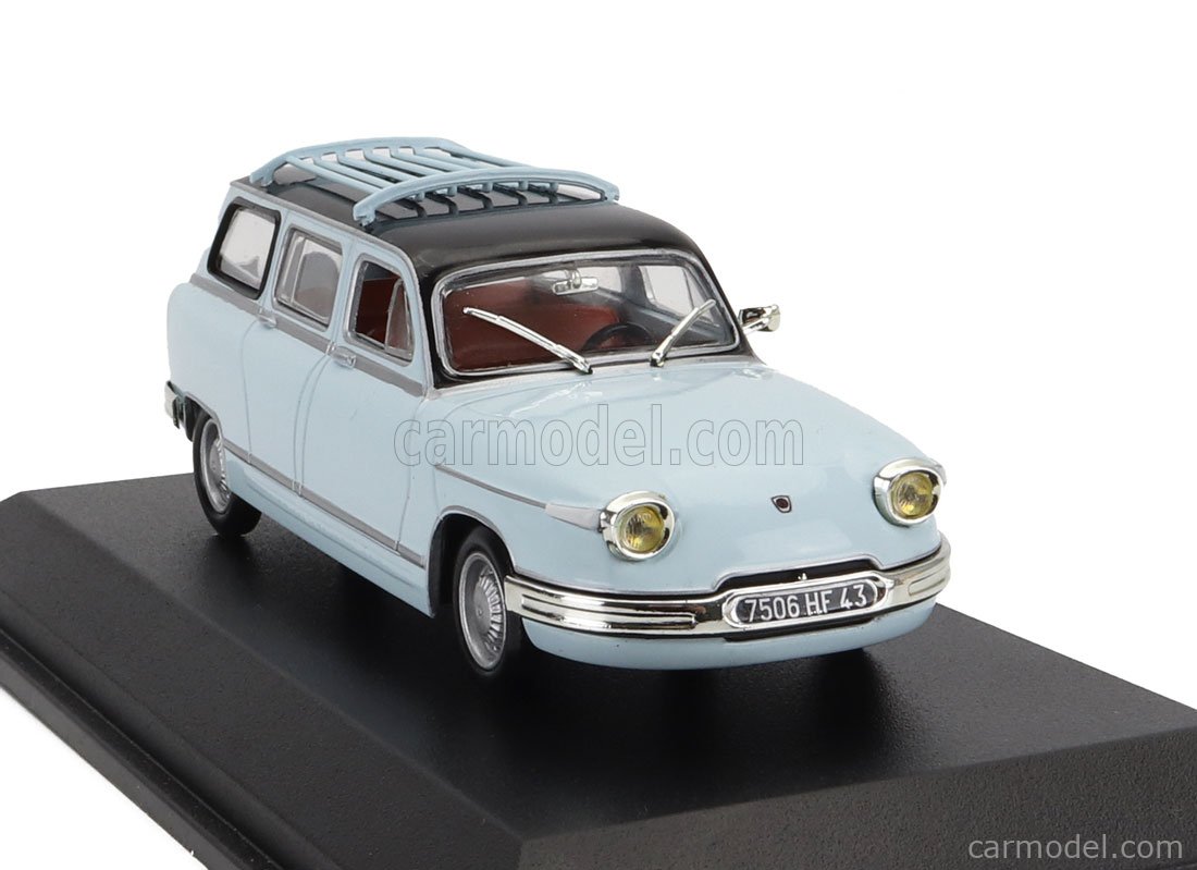 Miniature Norev Panhard PL 17 Break 1/43 Noir/rouge - Occasion, Boîte D'origine