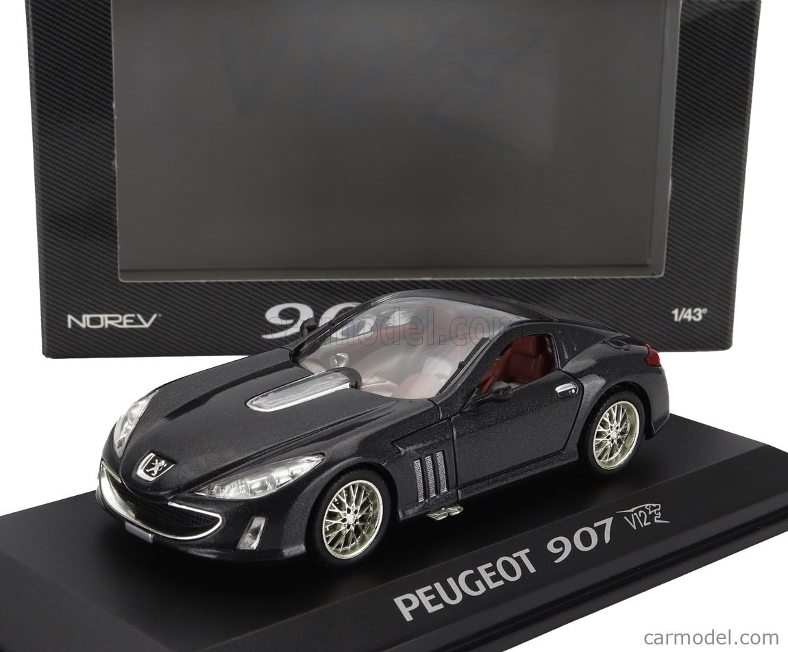 NOREV 479700 Scale 1/43 | PEUGEOT 907 V12 2004 BLACK MET