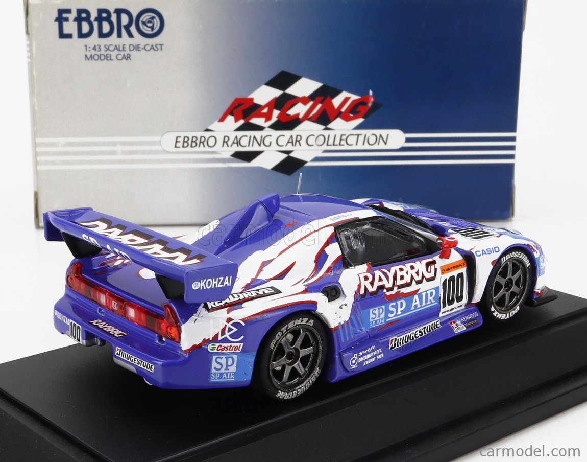 EBBRO EB44332 Scale 1/43 | HONDA NSX TEAM RAYBRIG N 100 RACING