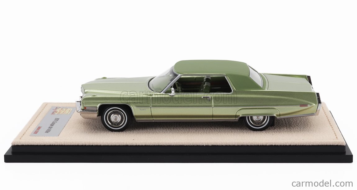 STAMP MODELS 1:43 1975 Cadillac Coupe DeVille Vert Métallique EUR 125