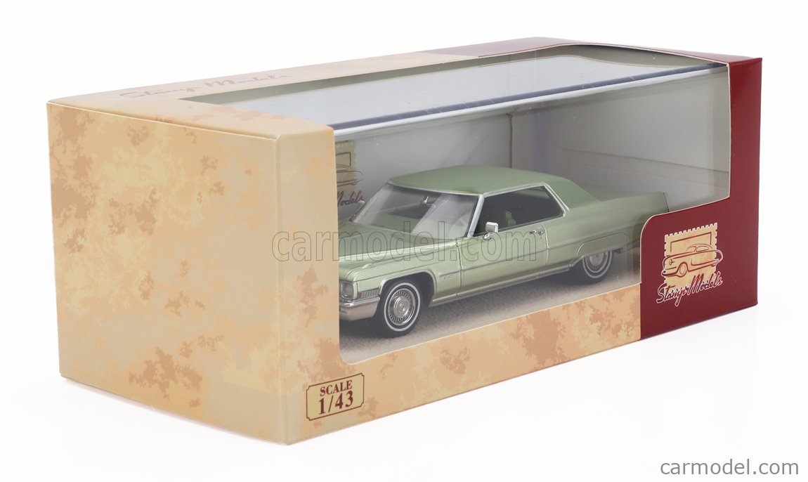 Modellino Cadillac Coupe DeVille 1959 Blu Breton – Scala 1/43 Stamp Models