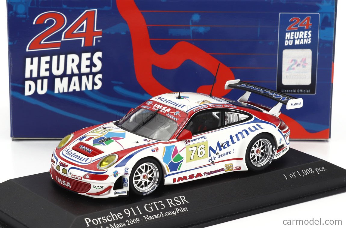 MINICHAMPS 400096976 Scale 1/43 | PORSCHE 911 997 GT3 RSR TEAM IMSA ...