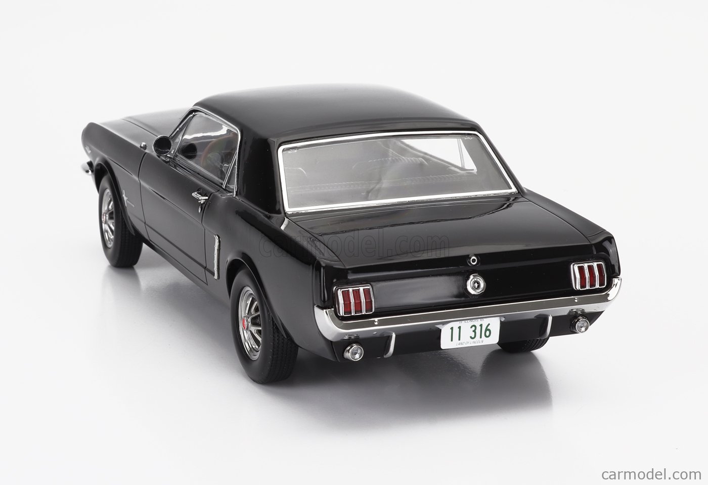 NOREV 182804 Scale 1/18 | FORD USA MUSTANG COUPE HARD-TOP 1965 BLACK