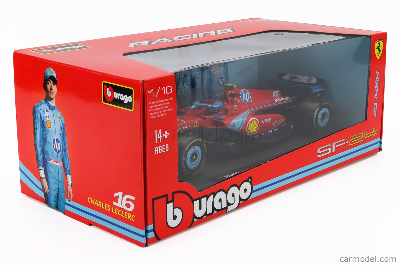 BURAGO 18-16815-S-MIAMI Масштаб 1/18 | FERRARI F1 SF-24 TEAM