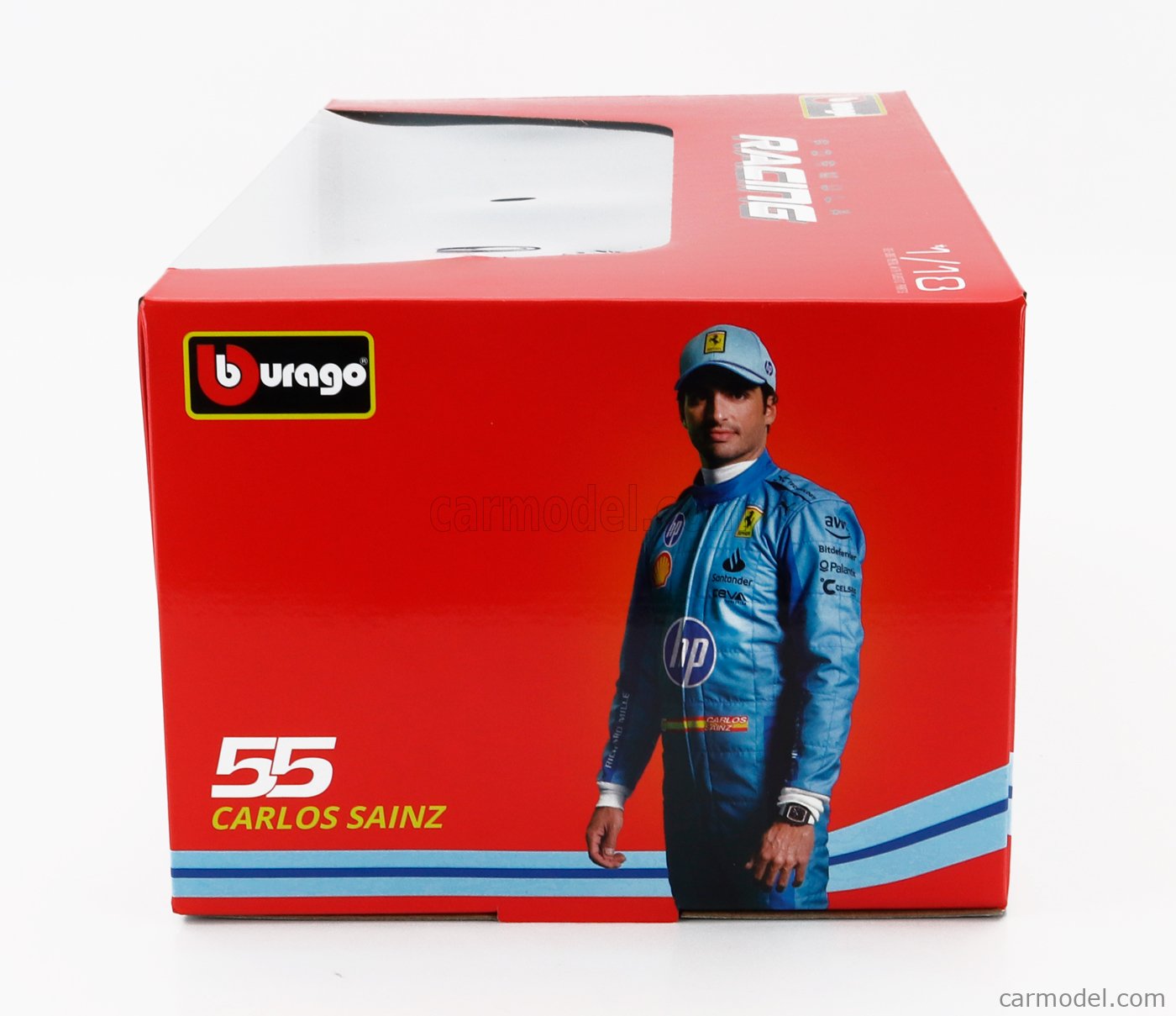 Bburago 1:18 Carlos Sainz Jr. Ferrari SF-24 #55 5ème Miami GP Formule 1 2024 18 16815miami No55