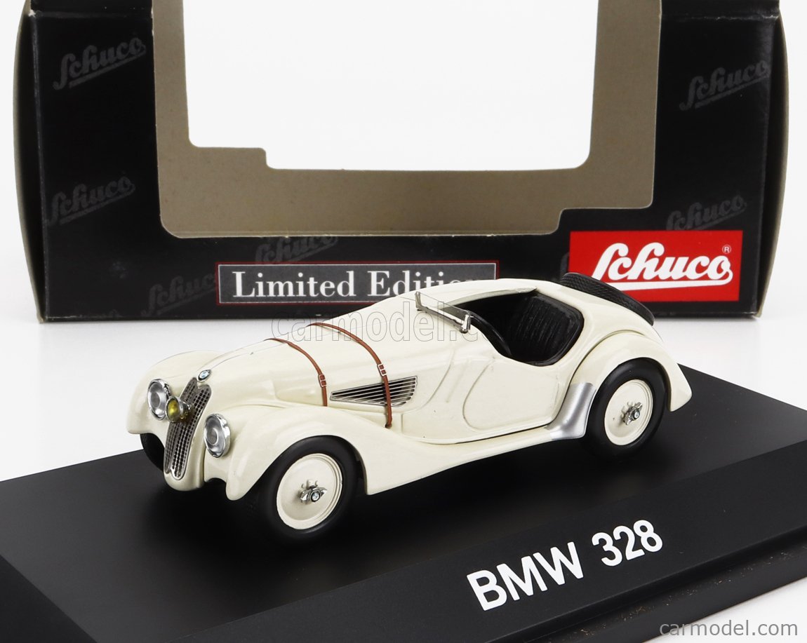 SCHUCO 02544 Scale 1/43 | BMW 328 SPIDER 1940 IVORY