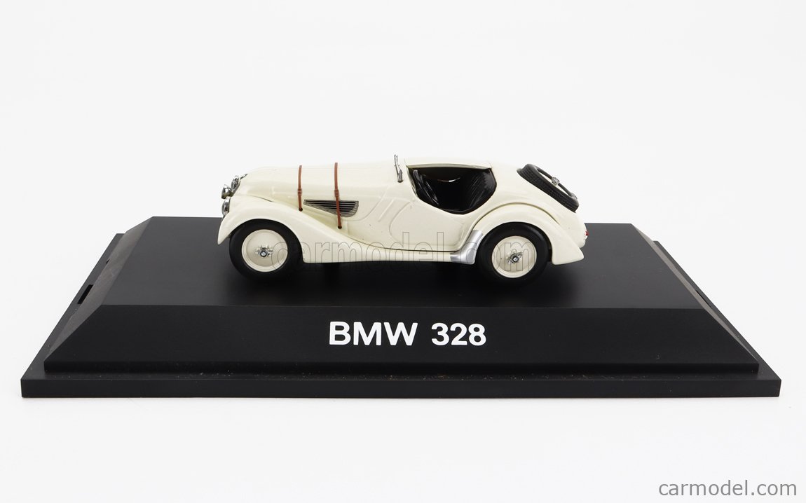 SCHUCO 02544 Scale 1/43 | BMW 328 SPIDER 1940 IVORY