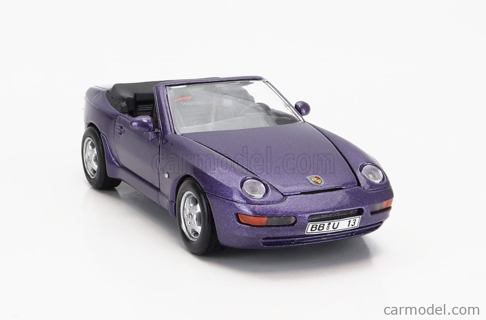 NZG 1/43 Porsche Turbo Cabriolet Noir - Modèle Réduit Diecast - NZG03B