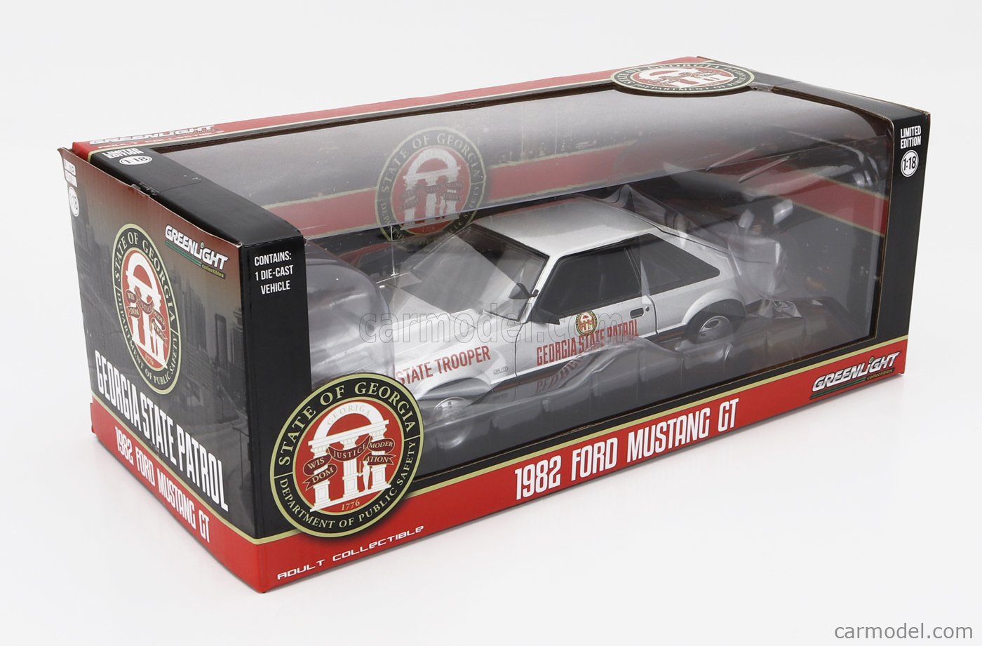 GREENLIGHT 13676 Scale 1/18 | FORD USA MUSTANG SSP GEORGIA GREENLIGHT 13676 Scale 1/18 | FORD USA MUSTANG SSP GEORGIA