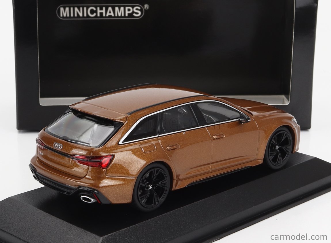 AUDI RS6 AVANT C8 2019 IPANEMA BROWN MINICHAMPS 410018018 1 43 RS 6 A6 A 6 METAL | Achetez sur