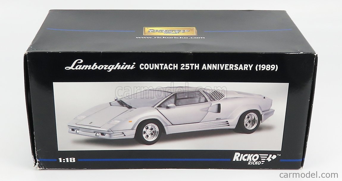 RICKO 1/18 カウンタック25TH Bibian 比比昂- Ricko リッコ1/18 Lamborghini Countach 25th