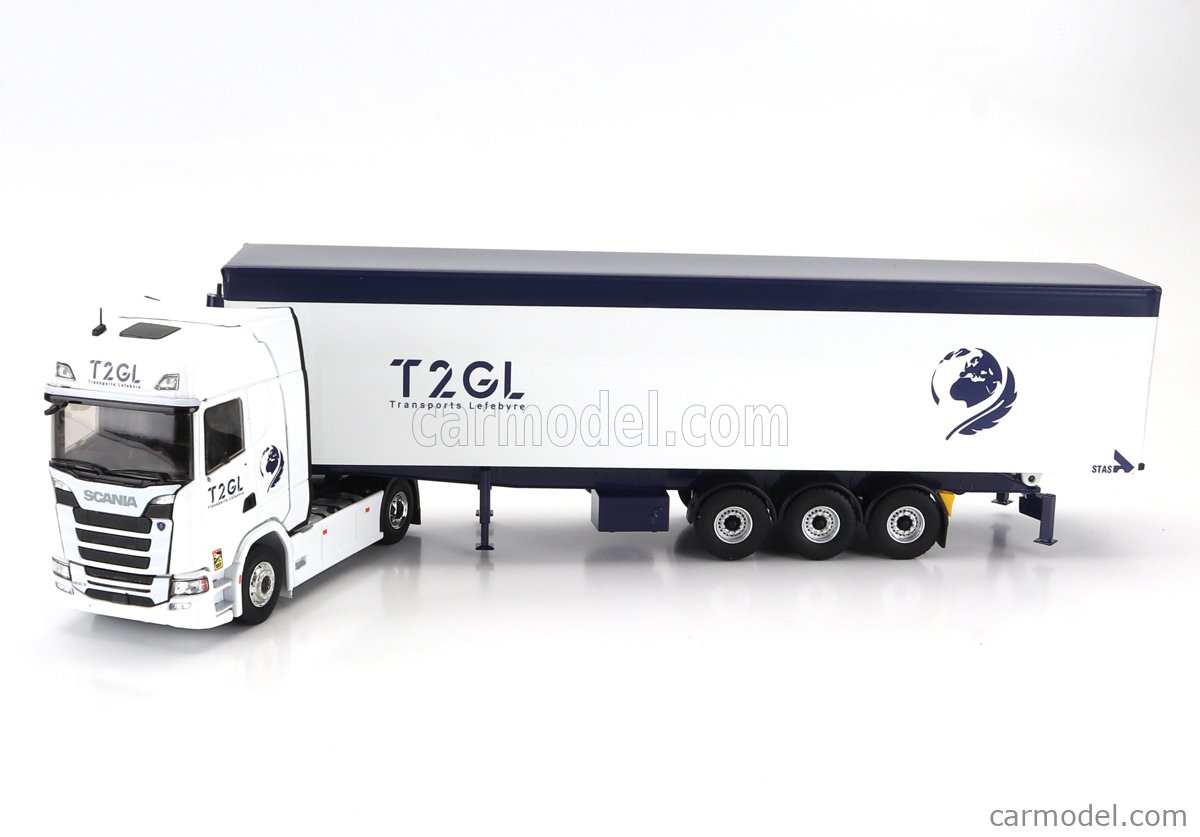 Camion Benne Céréalière SCANIA 500 S - Échelle 1/43 - Eligor Réf. 118131 - Neuf - Métal Et Plastique