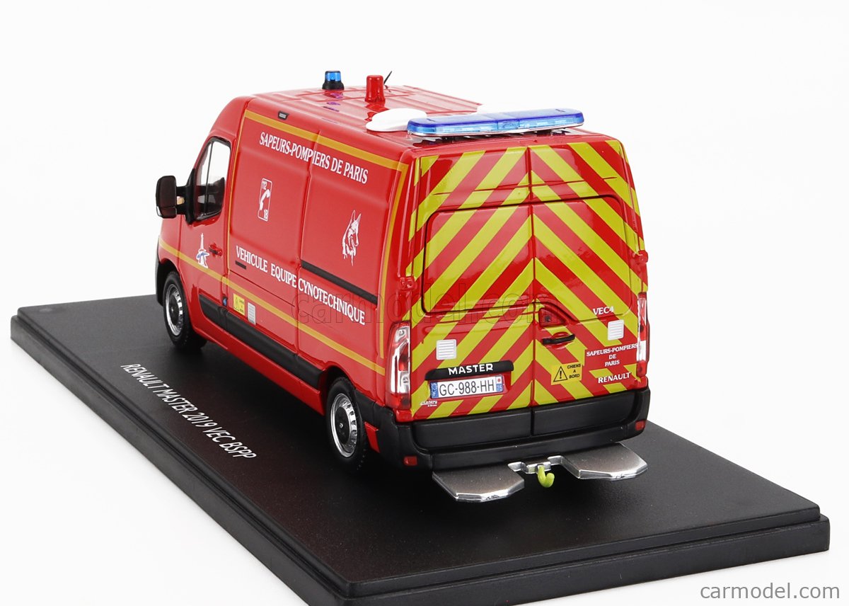 RENAULT MASTER POMPIERS VEC VEHICULE EQUIPE CYNOTECHNIQUE BSPP 2019 1
