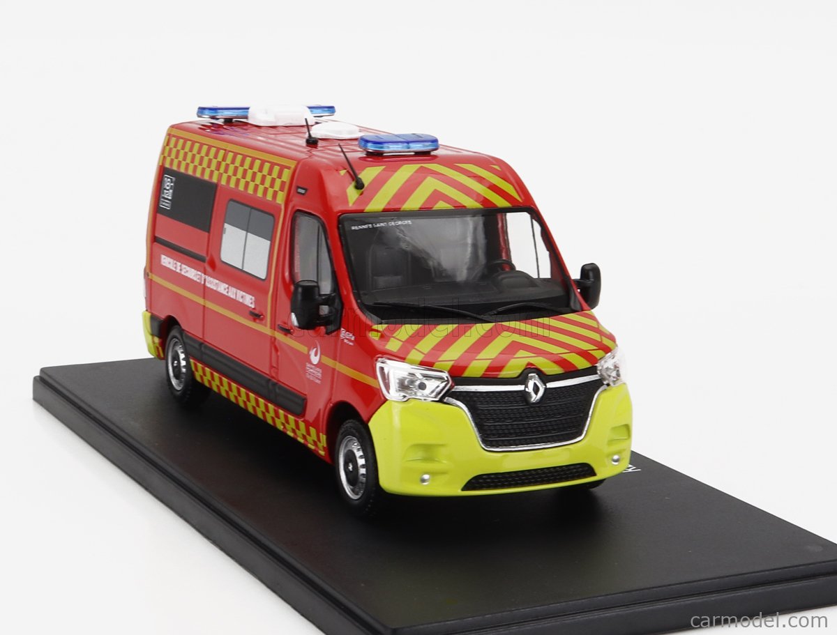 RENAULT MASTER 2019 VSAV SDIS 06 ELIGOR 1/43 Réf 117638 - La Boutique D