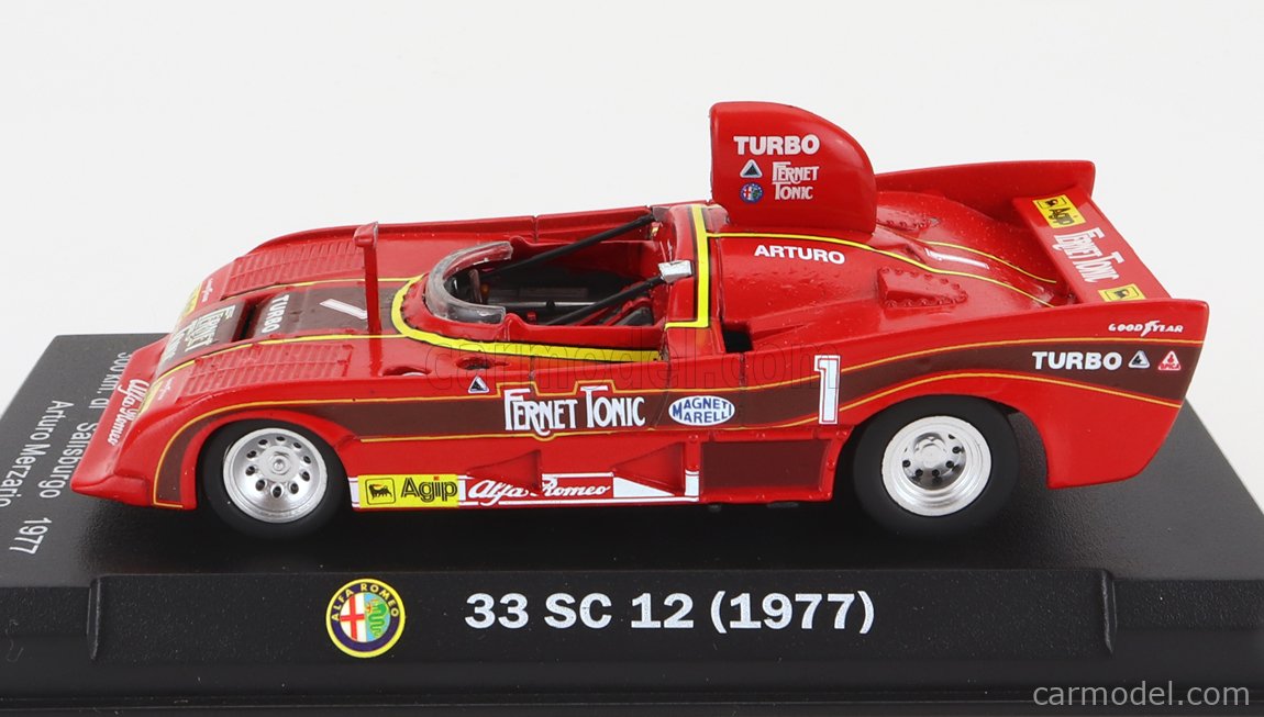 Solido - 1:43 - ref. 41 Alfa Romeo 33 TT 12 Championne du