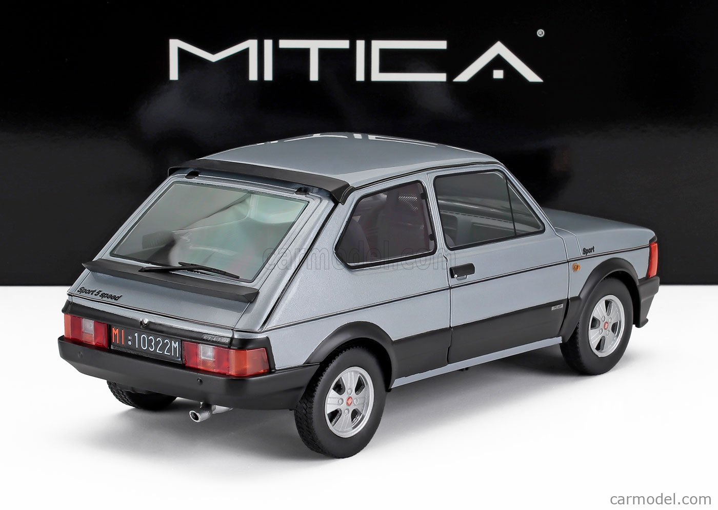 Modèle Réduit Fiat 127 Sport Série 3 1982 Rouge - Échelle 1:18 Par MITICA - Miniature Collection
