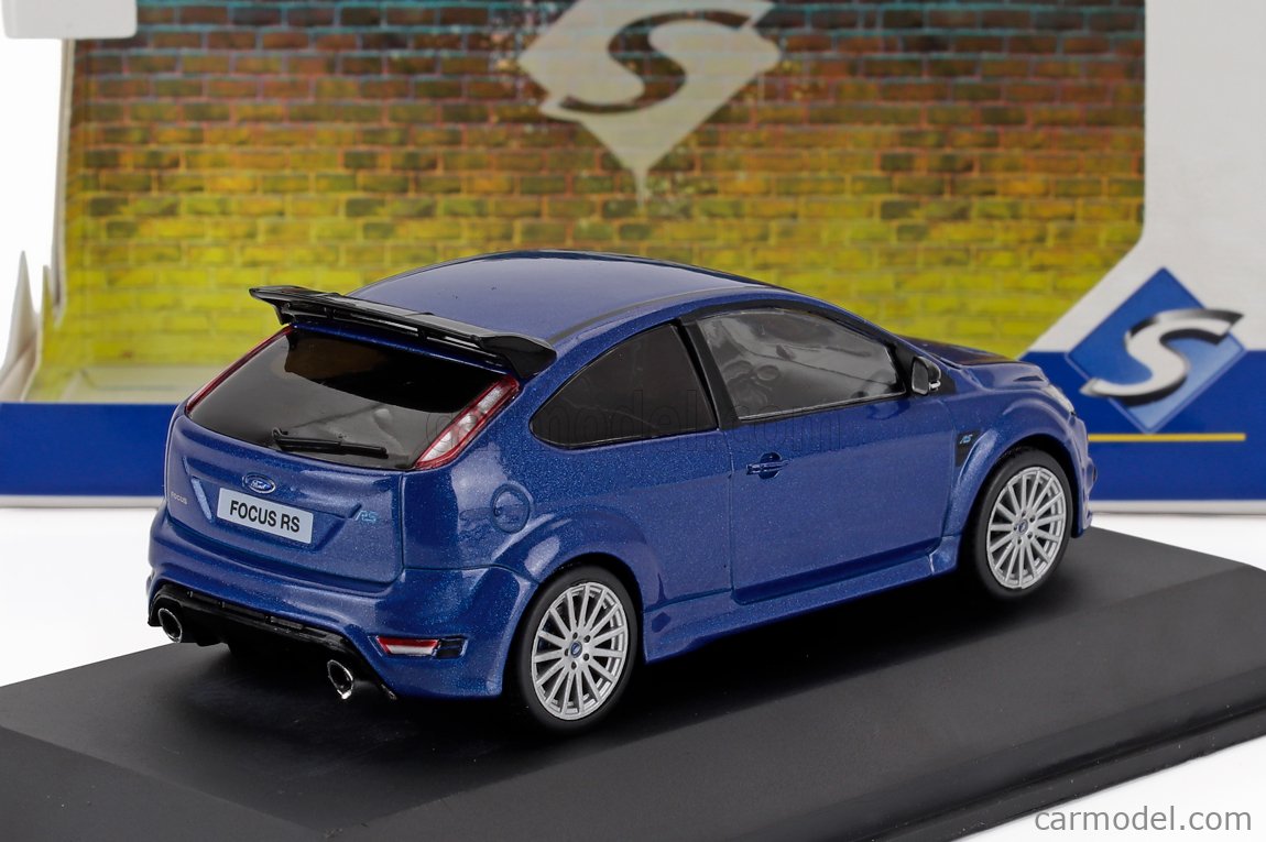 Voiture Collection Miniature FORD FOCUS RS MK2 Pack RS PLUS Blanc Gelé 2009 - SOLIDO 1:18 - Neuf Ricardo Flores