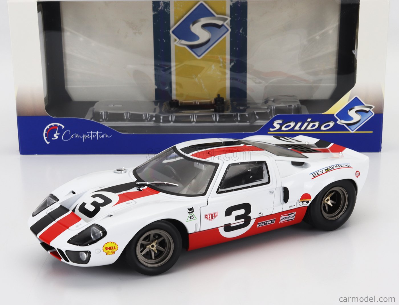 ソリド 1/18 フォード GT40 ホワイト ◎ソリド 1/18 フォード GT40 ホワイト