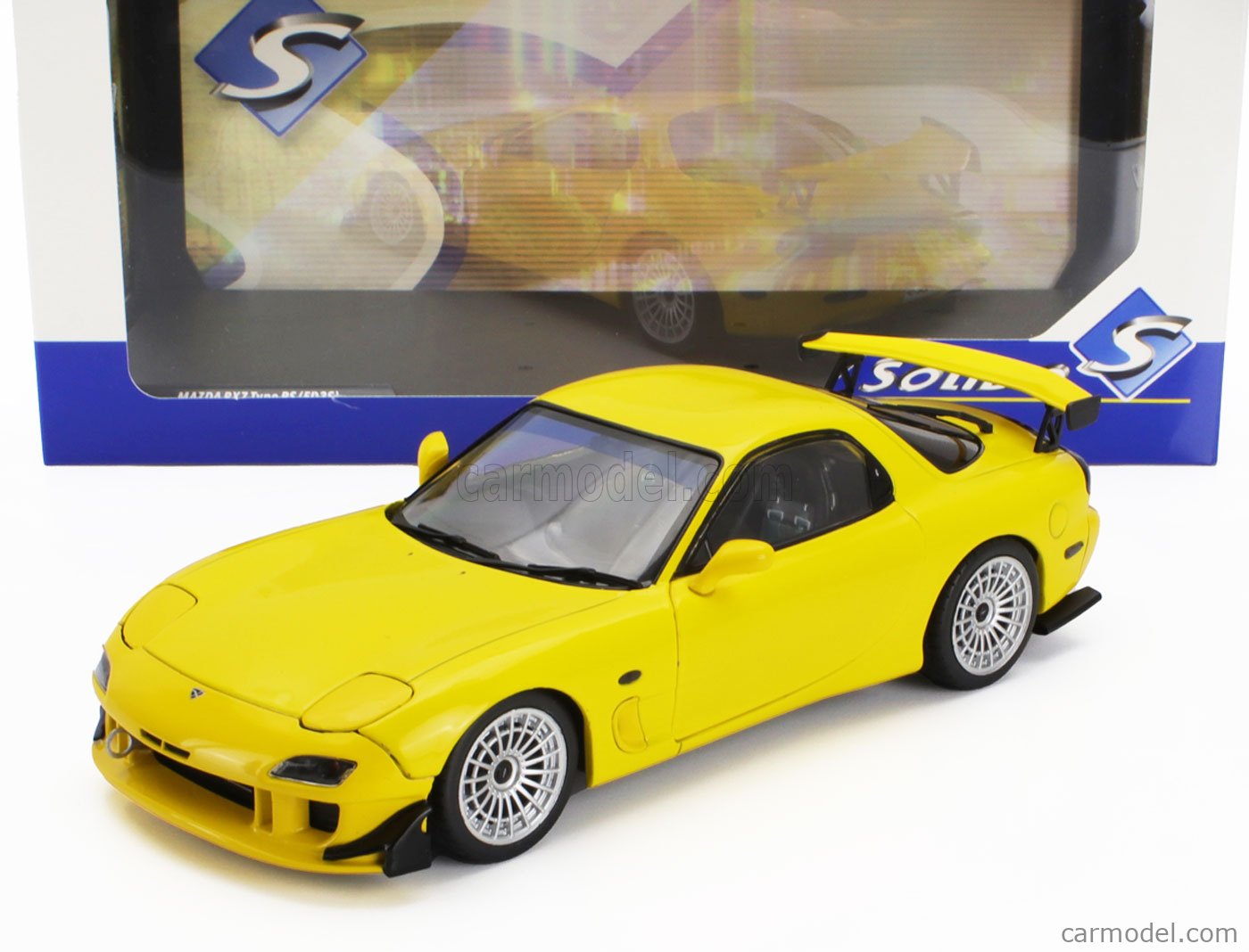 SOLIDO 1810603 Scale 1/18 MAZDA RX-7 FD RS COUPE 1994 YELLOW