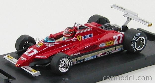 Brumm R272-CH Ferrari 126C2 Turbo Long Beach 1982 - Gilles