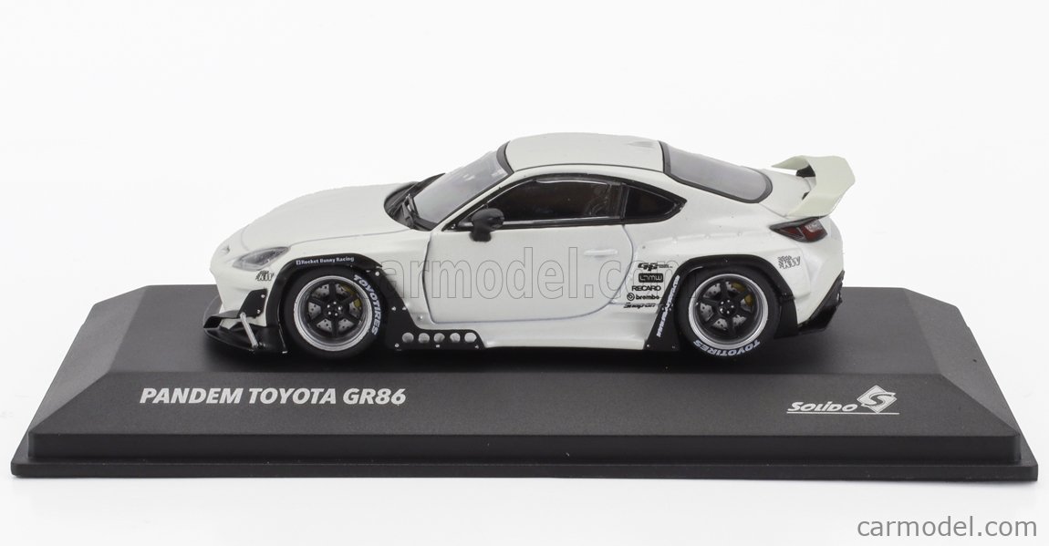Solido 1:43 Toyota GR86 Rocket Bunny jaune S4315101 modèle voiture