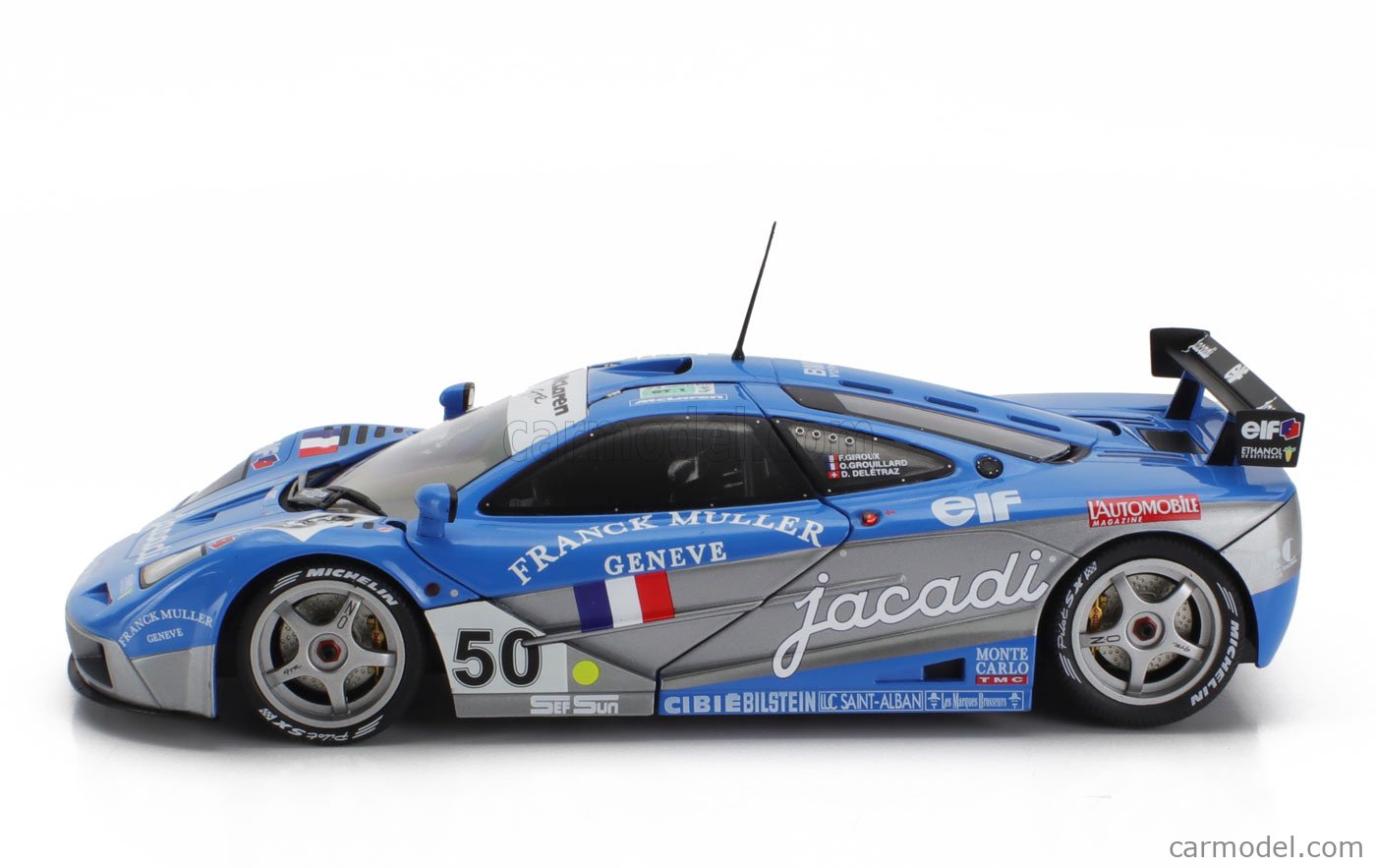 SOLIDO 1804109 Scale 1/18 | McLAREN F-1 GTR 6.1L V12 TEAM GIROIX RACING N 50 5th 24h LE MANS 1995 Jean Denis Deletraz Fabien Giroix Olivier Grouillard