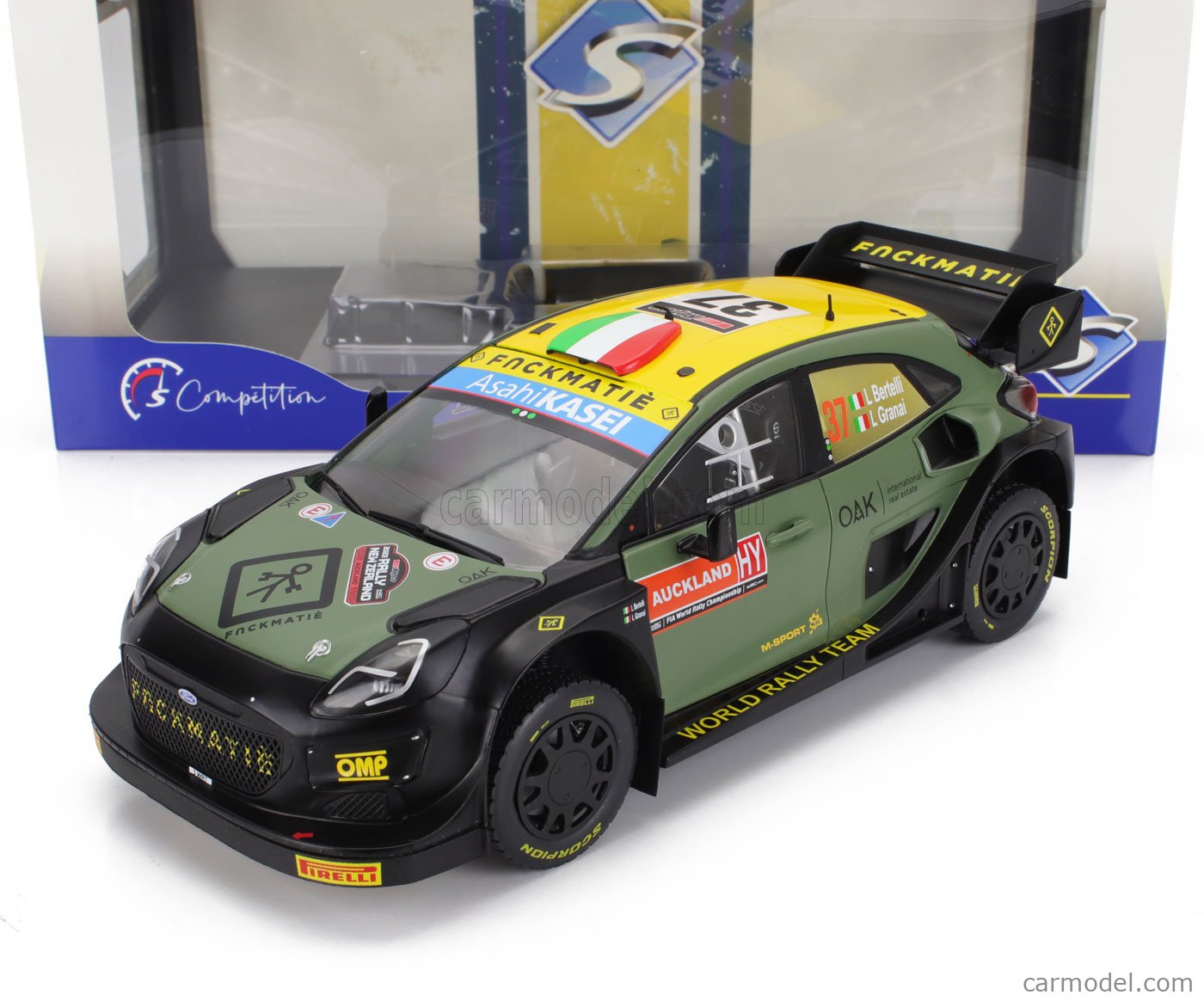 SOLIDO 1809505 Scale 1/18 FORD ENGLAND PUMA RALLY1 TEAM FORD - Main Image