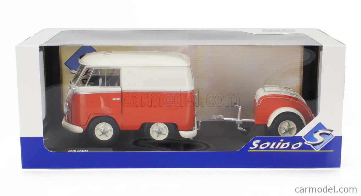 ソリド1/18 VW T1 バン クール コンビ トレーラー 1950 オレンジ ソリド1/18 VW T1 バン クール コンビ トレーラー 1950 オレンジ