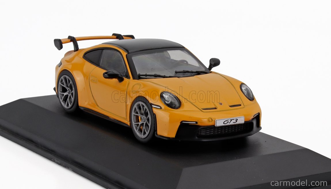 Modèle Réduit Porsche 911 GT3 (992) 2023 Jaune Signal 1:43 Solido S4312504 - Neuf En Métal