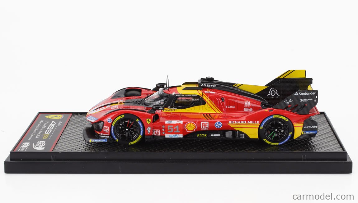BBR 1/43 Ferrari 499P N°51 – 3e Aux 24H Du Mans 2024, Pilotes Pier Guidi, Calado, Giovinazzi (prévente)