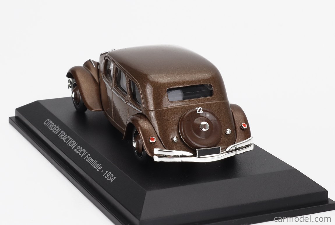 Norev 1/43 - Citroën Traction 22CV Grise 1934 - Occasion Très Bon état