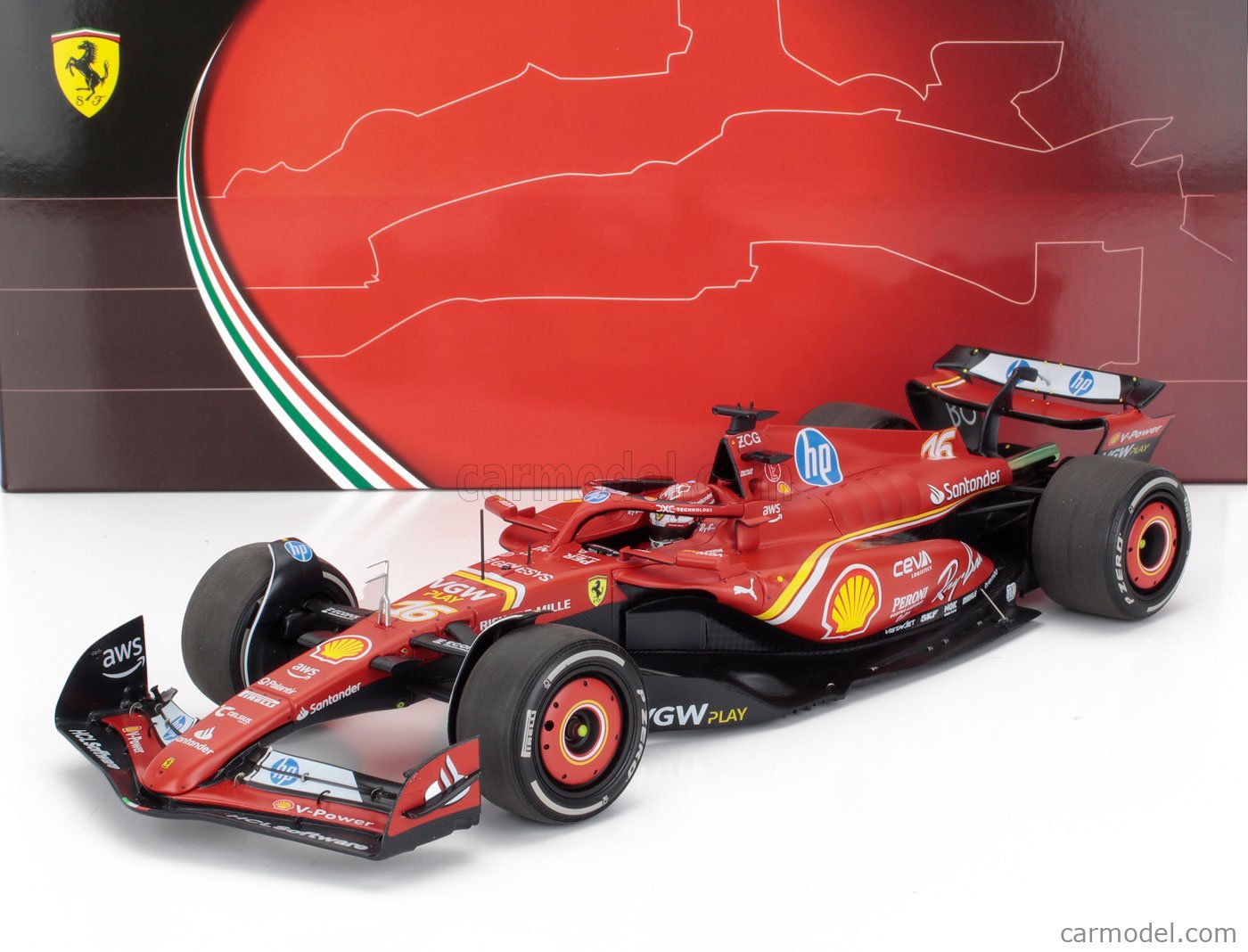 BBR-MODELS BBR241816C Scale 1/18 | FERRARI F1 SF-24 TEAM SCUDERIA