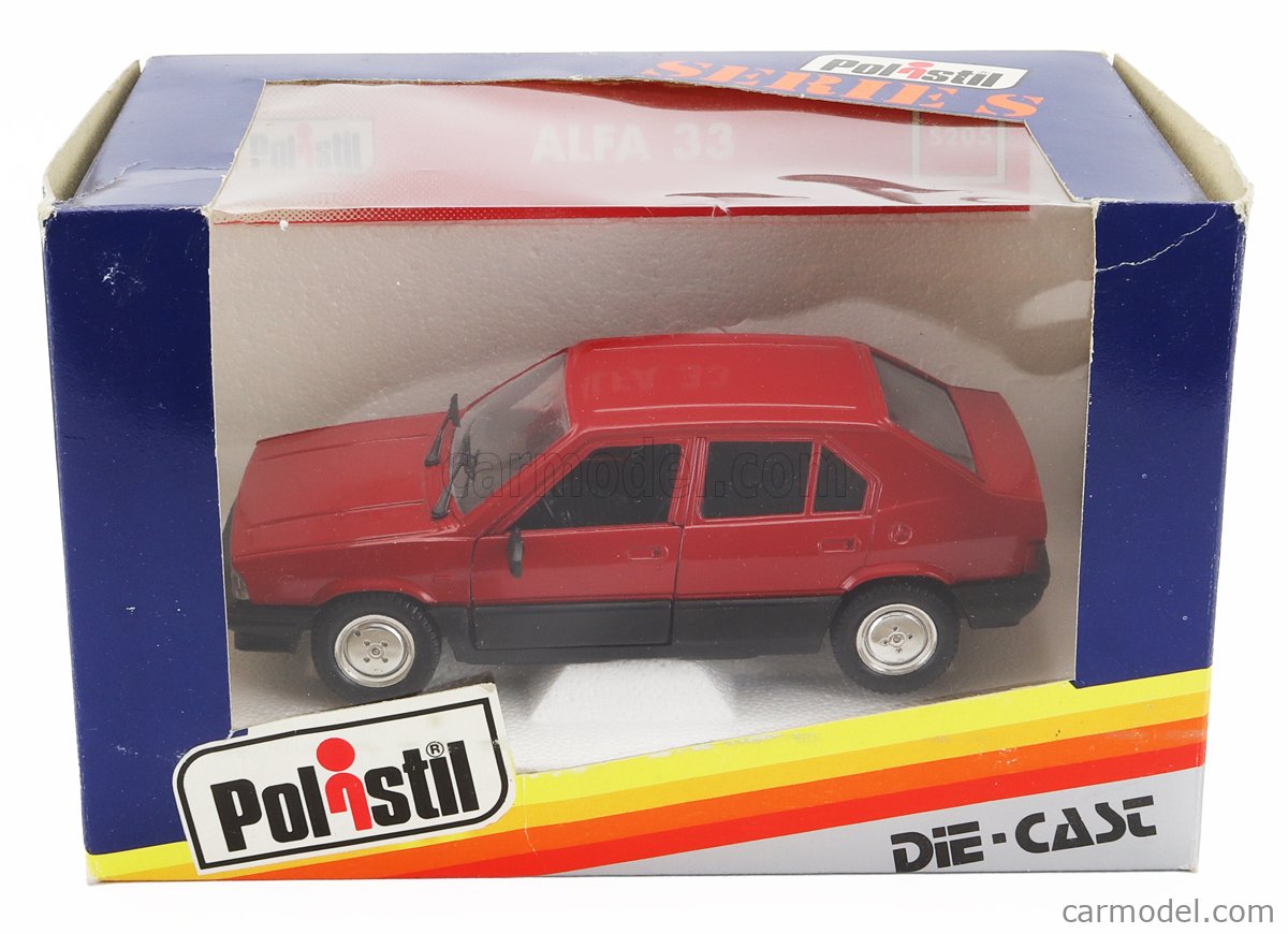 Modèle Réduit ALFA ROMEO ALFASUD Polistil/Politoys échelle 1/25 – Vintage, Incomplet (à Restaurer Ou Pour Pièces)