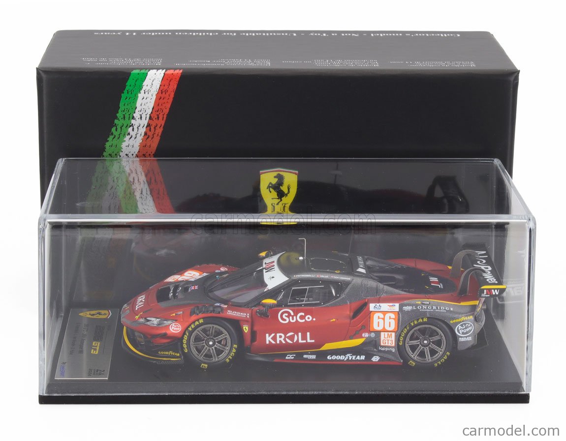 Looksmart 1/43 Ferrari 296 GT3 No.86 GR Racing Le Mans 24H 2024 LSLM187