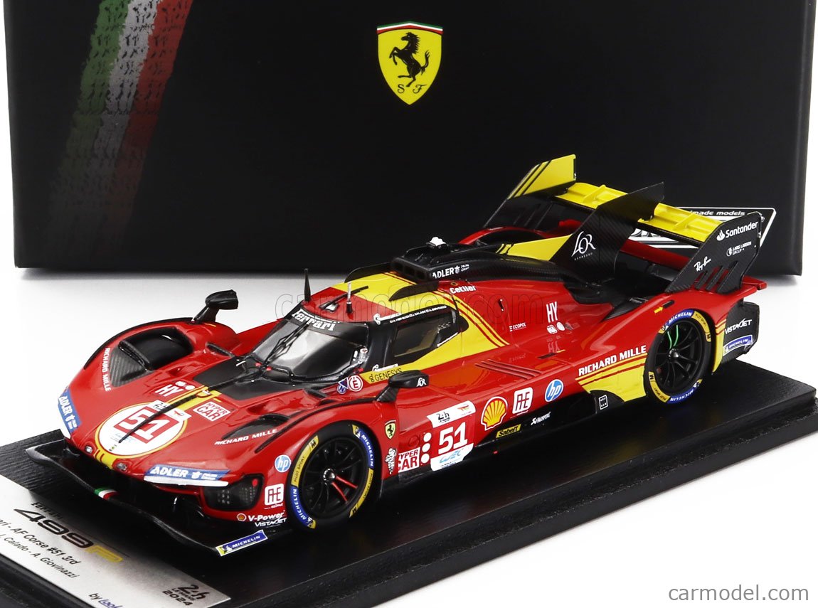 Ferrari 499P No.83 AF Corse Le Mans 24H 2024 Scale 1:43