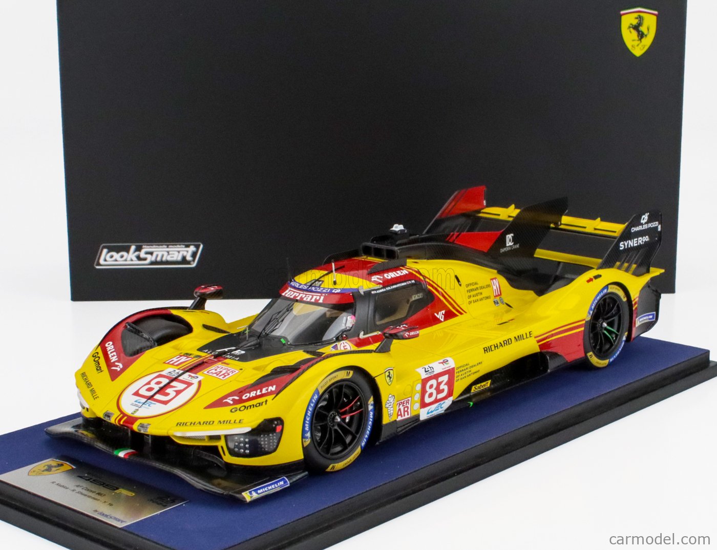 BBURAGO 1/18 - FERRARI 499P 3.0L Turbo V6 - 24h Le Mans 2024 - Little