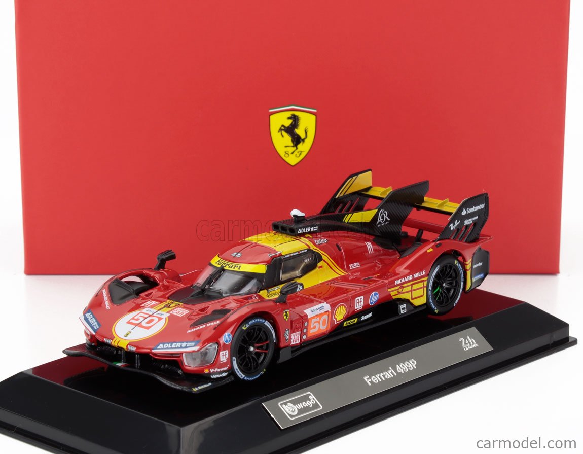 BURAGO 18-36316-50 Scala 1/43 FERRARI 499P TURBO V6 TEAM