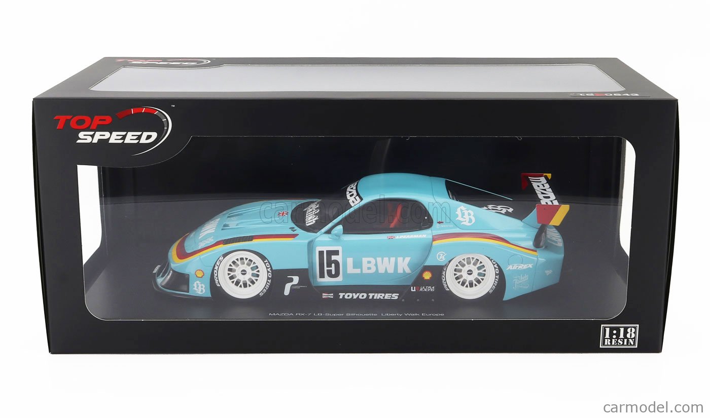 TRUESCALE TS0543 Scale 1/18 | MAZDA RX-7 LB WORKS SUPER