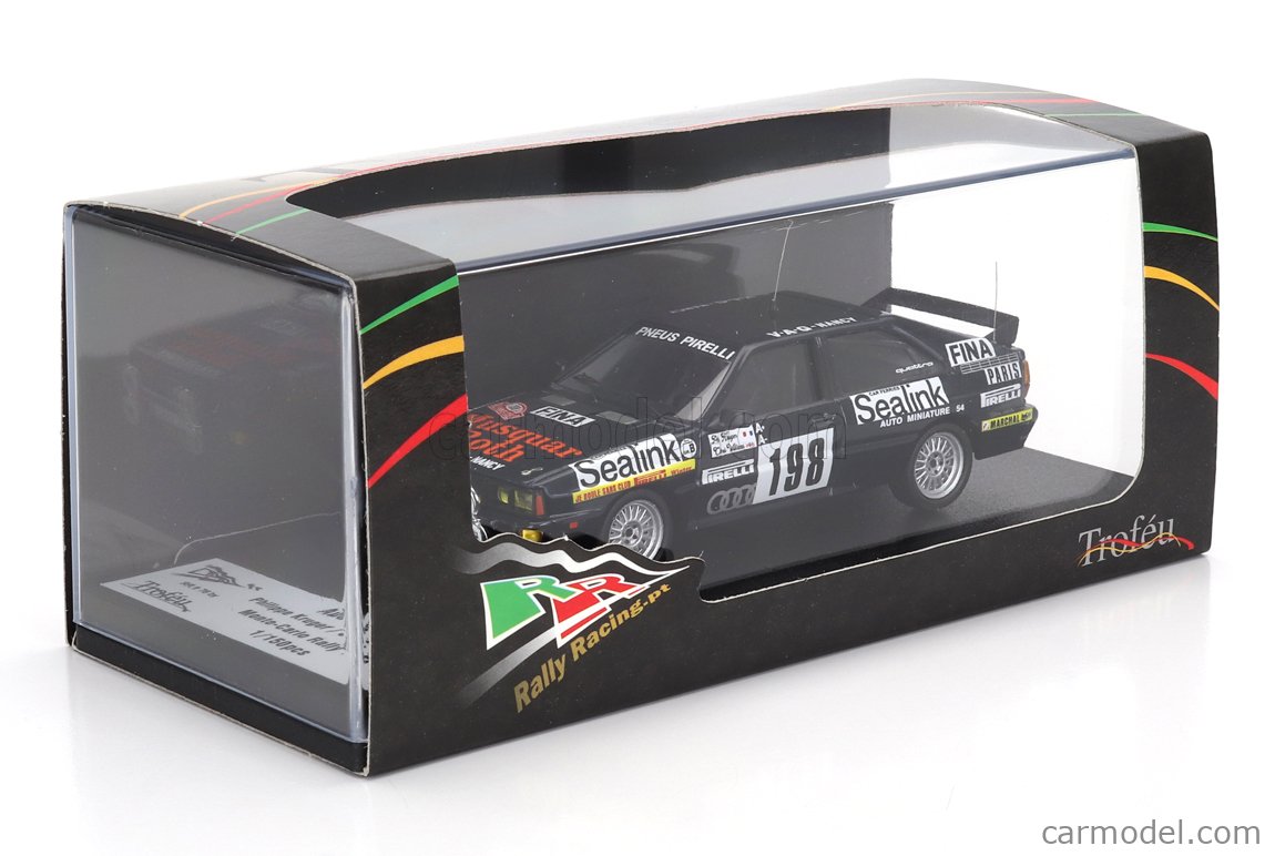 Diecast model cars Audi Quattro 1/43 Trofeu Coupe Monte Carlo H.Mikkola/A.Hertz 1981