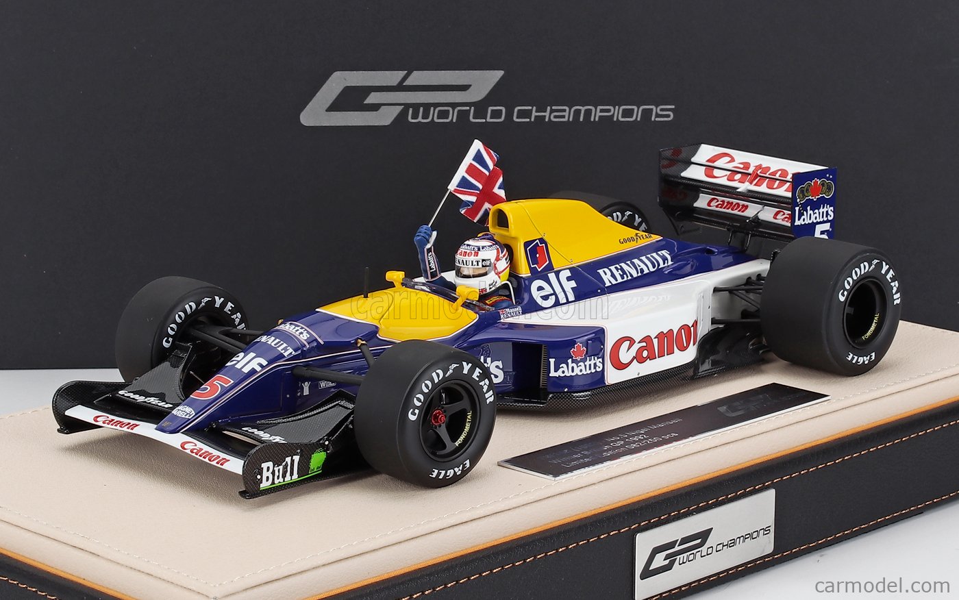 GPreplicas 1/18 ウィリアムズ ルノー FW14B N.マンセル Williams FW14B 1:18 - Nigel Mansell World Champion 1992 - GP