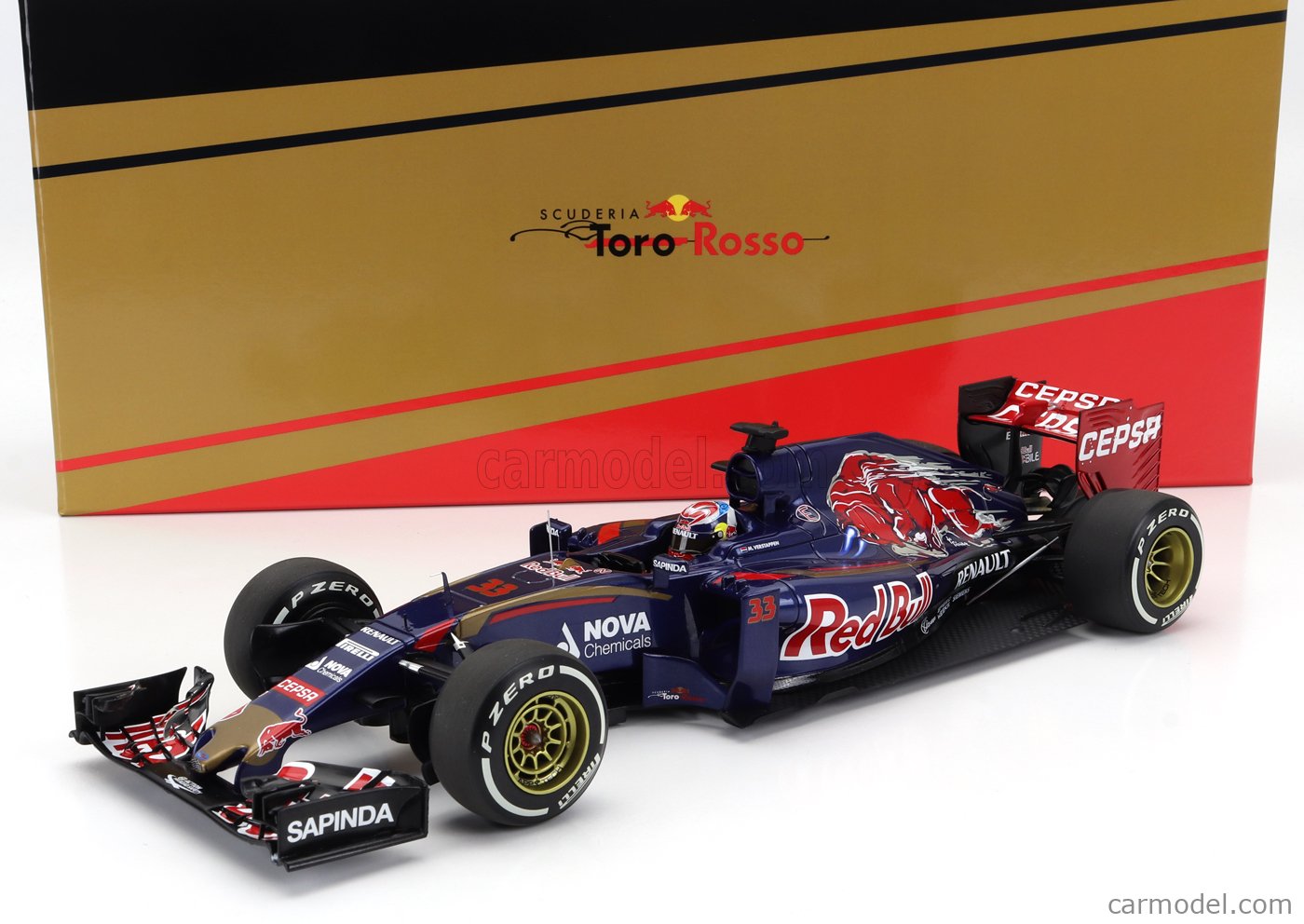 Miniature F1 Minichamps 1/43 - Toro Rosso Renault STR10 2015 (Verstappen)