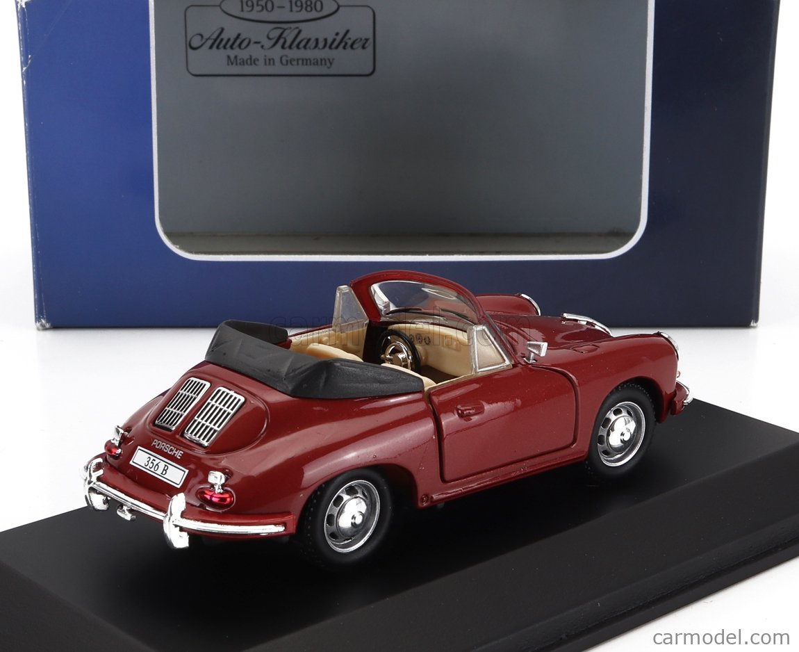 Porsche 356B Soft Top + Caravane - Cararama 1/43 - Miniature Collection