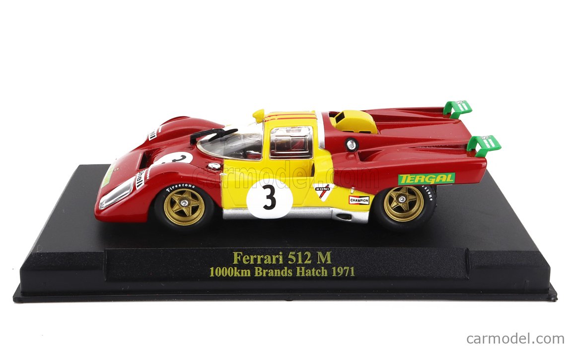 Brumm 1:43 Ferrari 512M #142 2e Tour de France 1971 R550 model auto R550 8020677023692