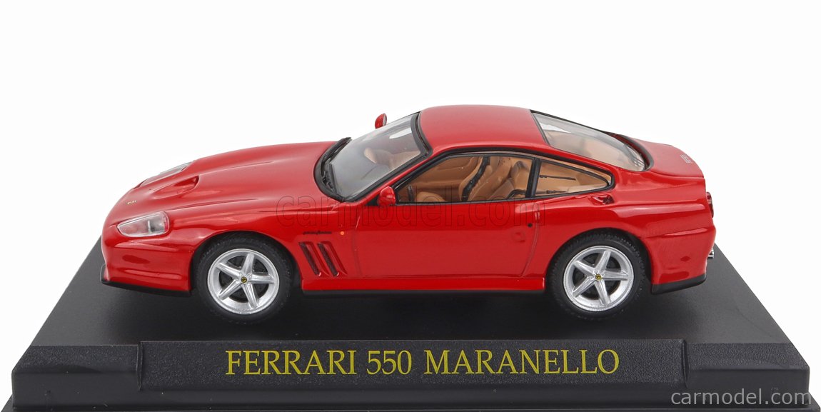 Modèle Réduit 1:43 Ferrari 550 Maranello 1996 Rouge - Marque Edicola, Neuf