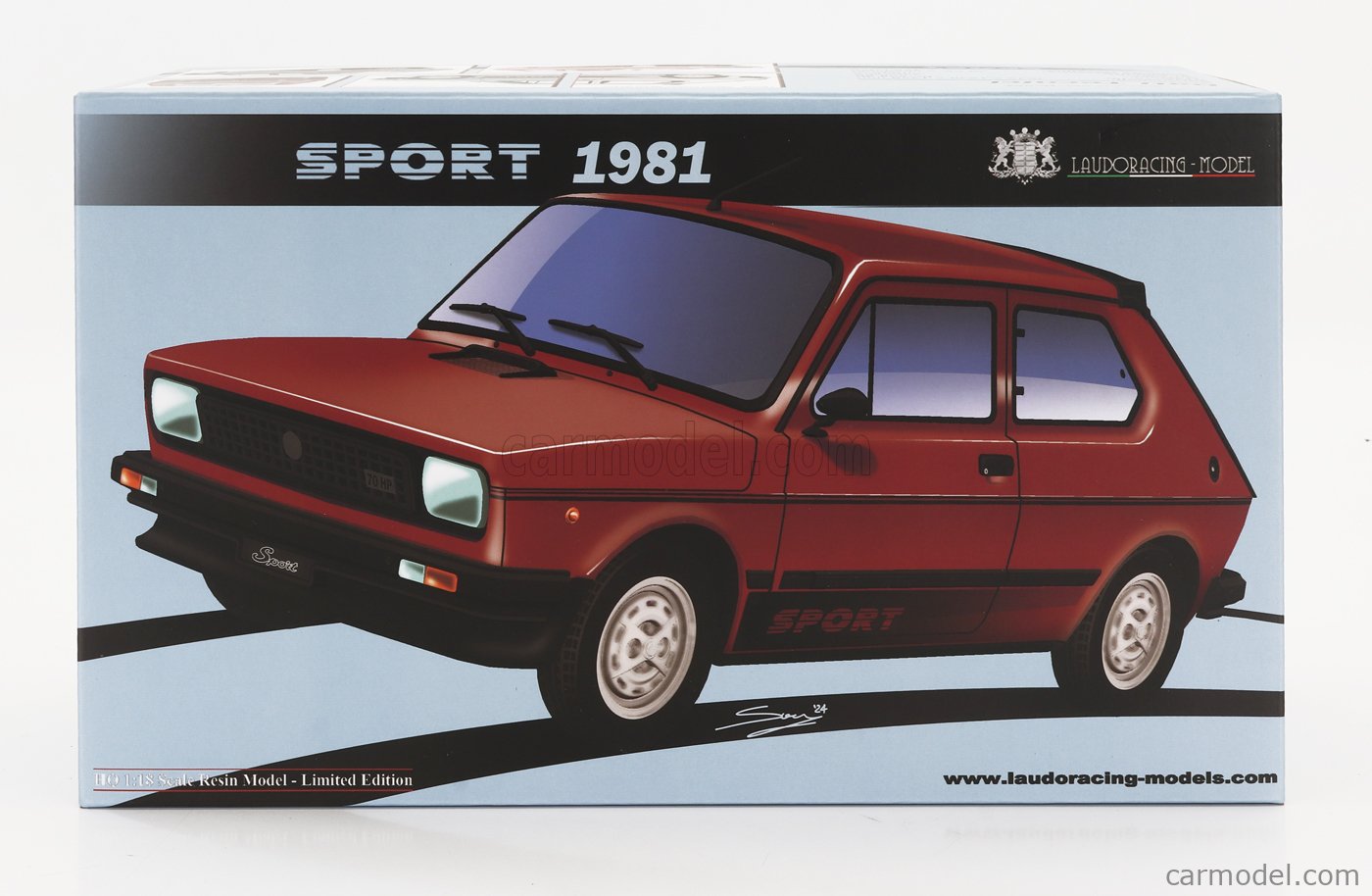 Modèle Réduit FIAT 127 Sport Série-3 1982 - Échelle 1:18 En Résine - Neuf Par Mitica