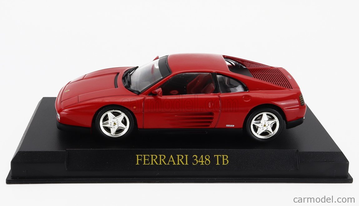 Ferrari 348 TB 1989 Hachette 1/24 – Les Grandes Ferrari N°39 Avec Fascicule