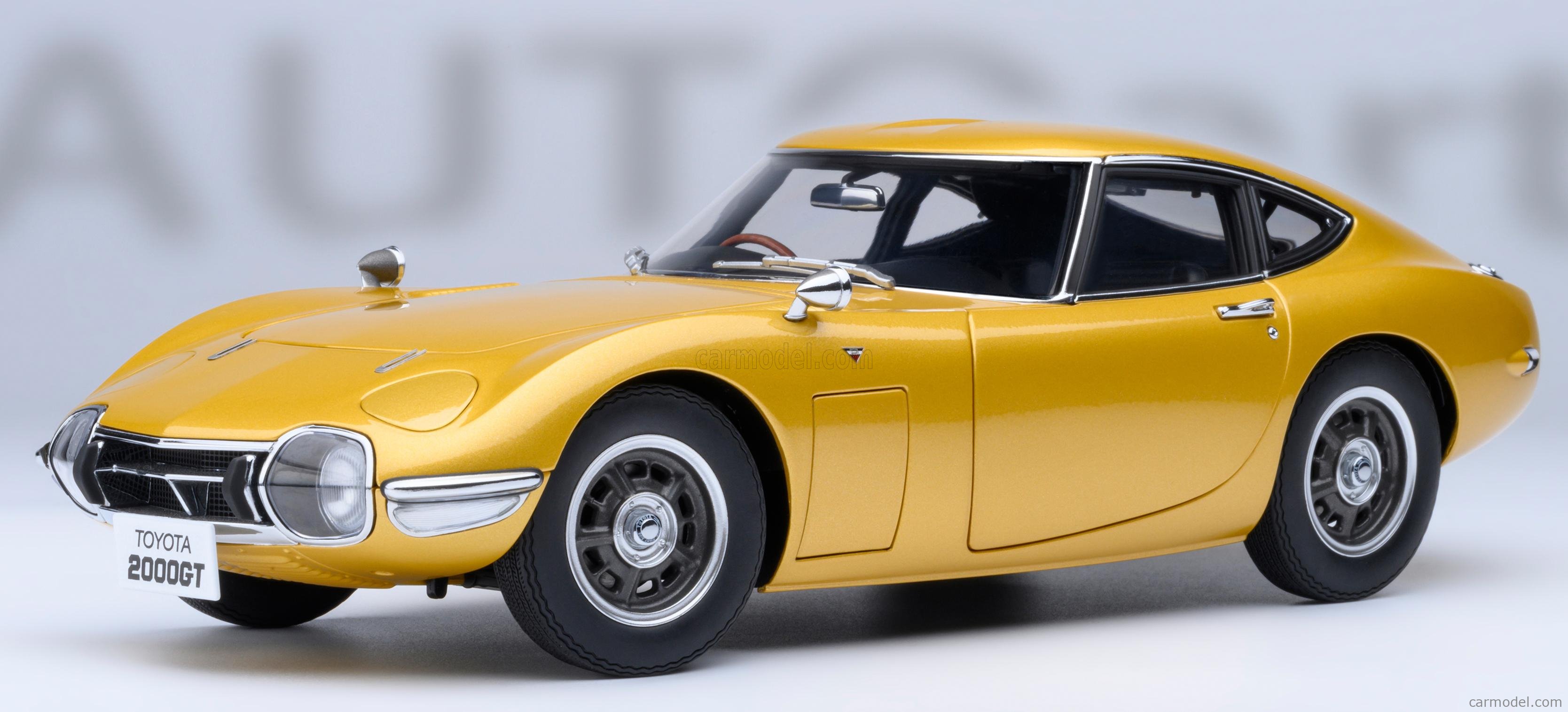 AUTO art 1/18 TOYOTAトヨタ 2000GT クーペ ゴールド④ AUTOart 1:18 Scale Toyota 2000 GT Coupe, Upgraded, Gold