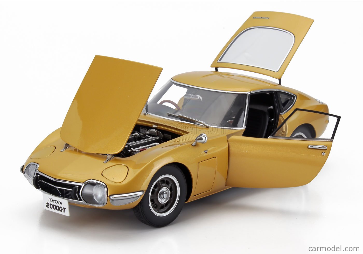AUTOART 79549 Scale 1/18 | TOYOTA 2000GT 1967 GOLD