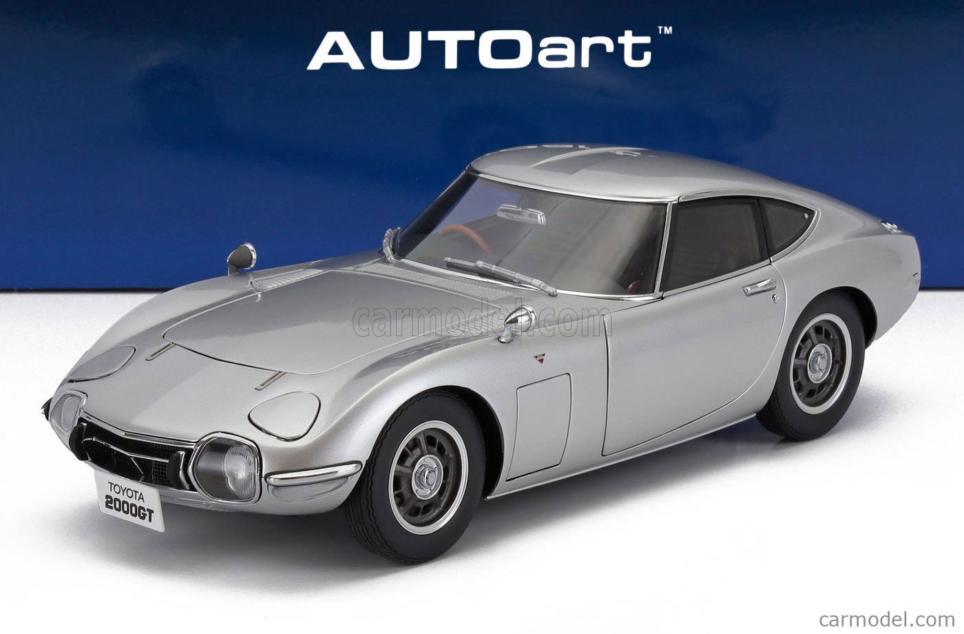 AUTOART 79548 Scale 1/18 | TOYOTA 2000GT 1967 SILVER